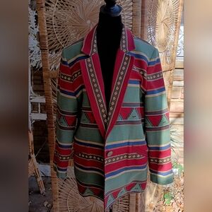 Vintage PineCove Stylish Multicolor Southwestern Women's Jacket_m